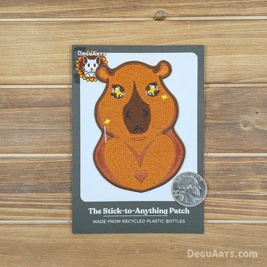 Kawaii Capybara Embroidered Patch