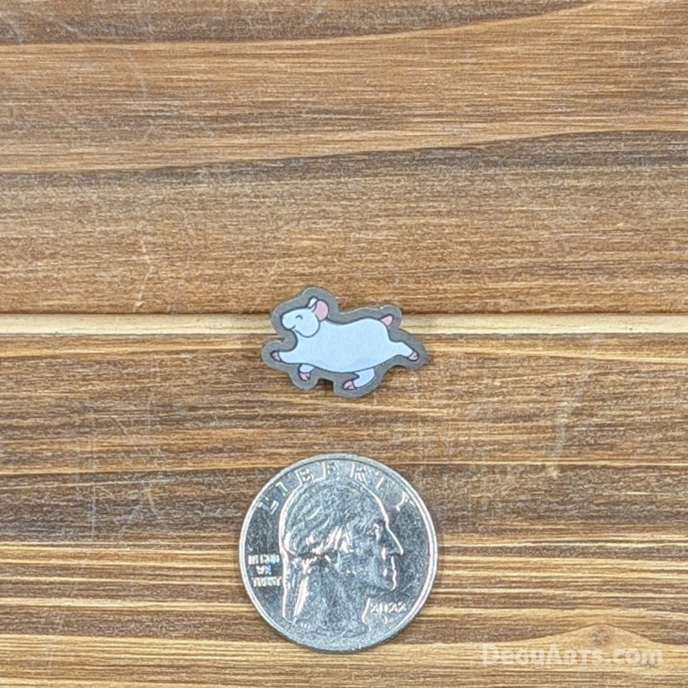 Dwarf Hamster Mini Metal Pin