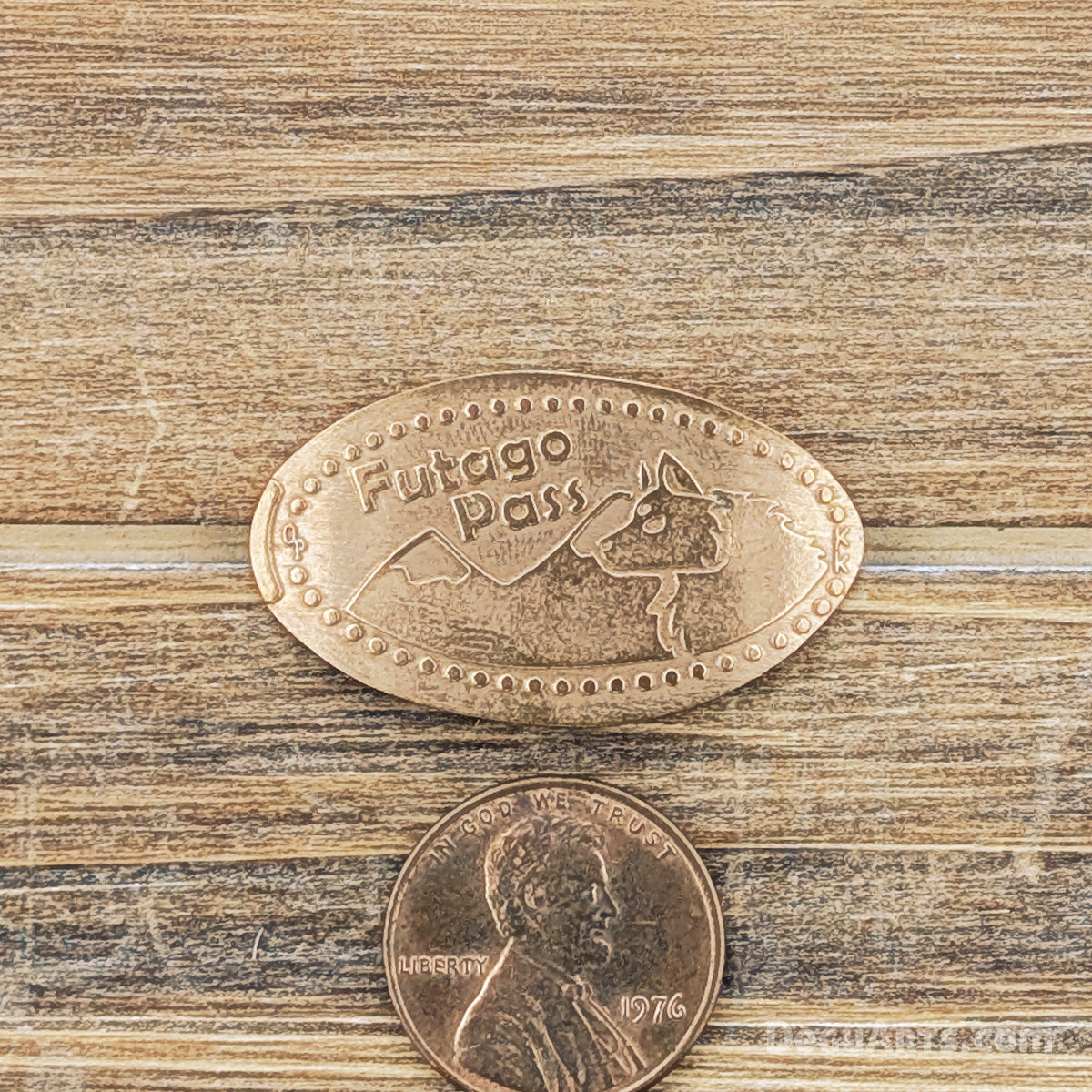 Futago Pass Elongated Coin