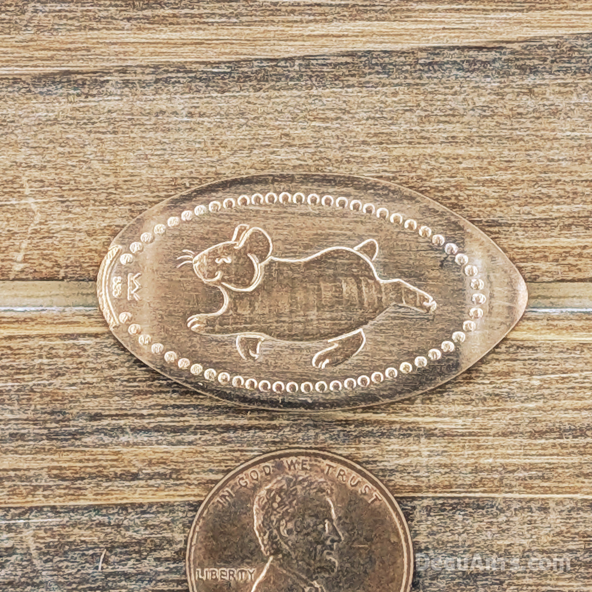 Hamster Elongated Coin