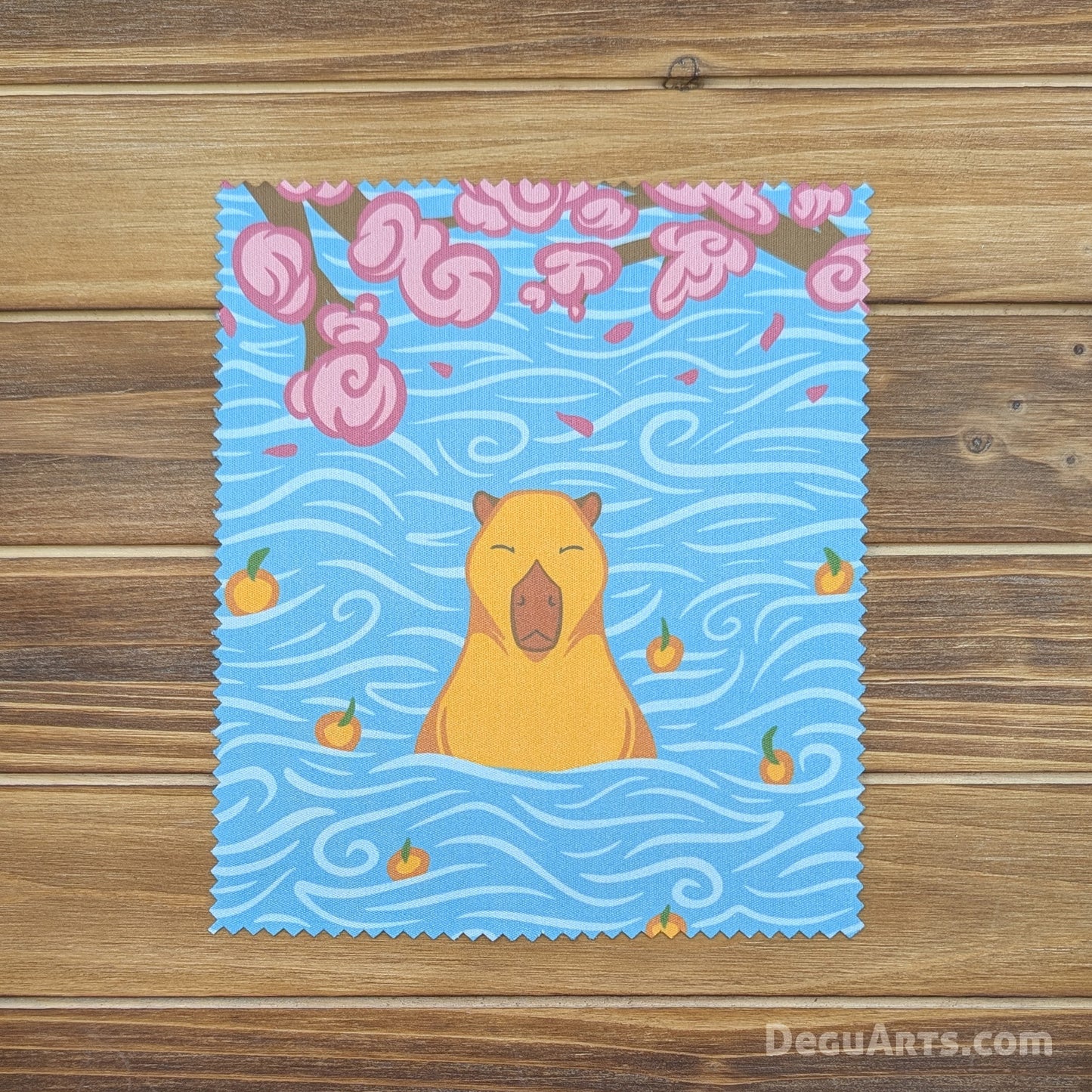 Capybara Glasses Cleaning Cloth