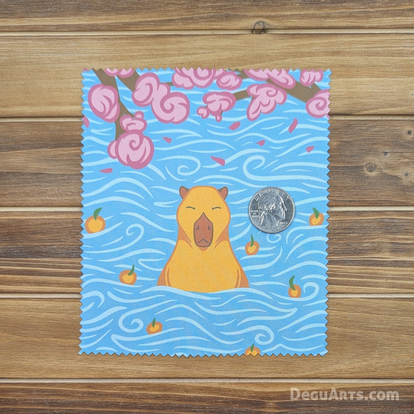 Capybara Glasses Cleaning Cloth