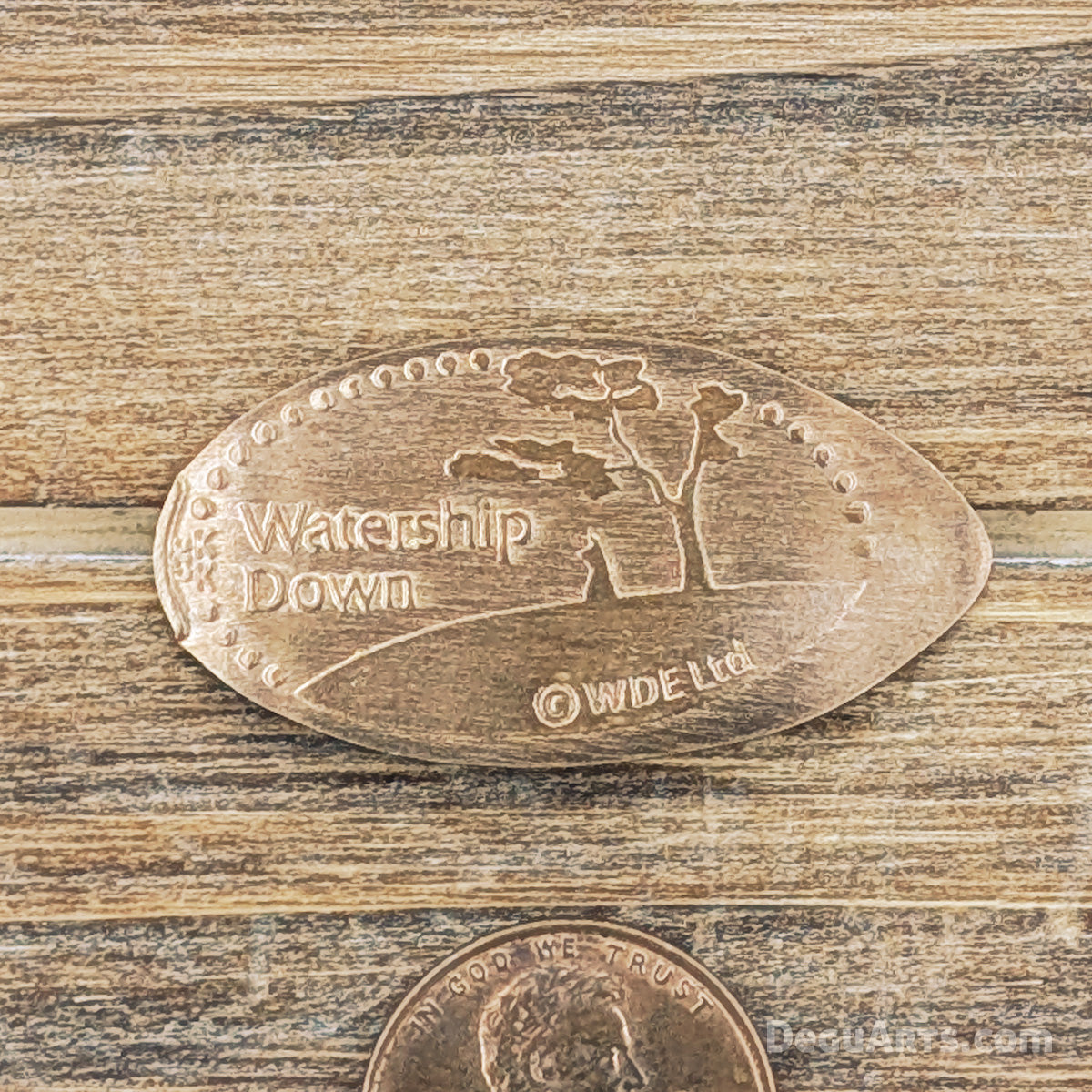 Watership Down Elongated Coin