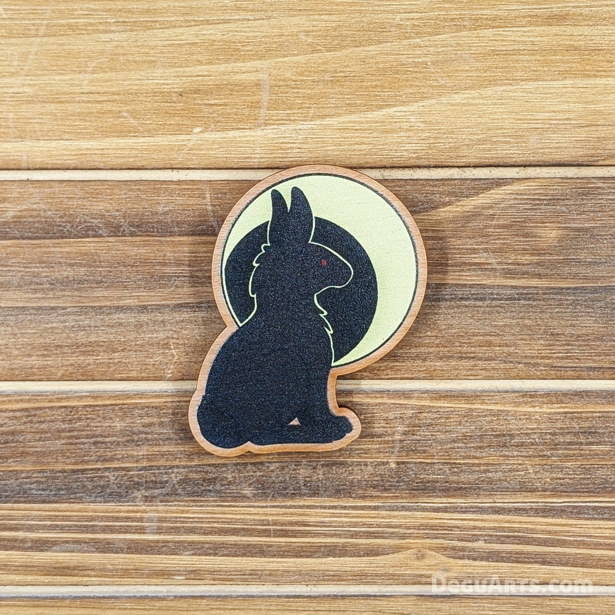 Watership Down Black Rabbit of Inlé Wood Pin