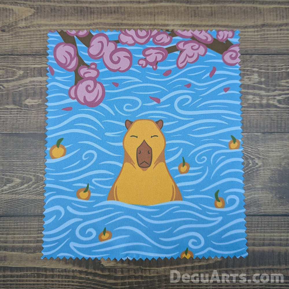 Capybara Glasses Cleaning Cloth