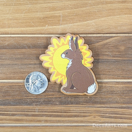 Watership Down El-ahrairah Wood Pin