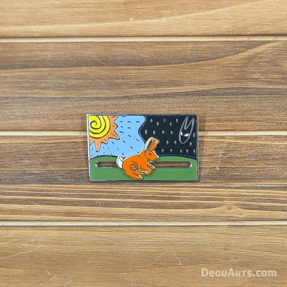 Watership Down Moving Enamel Pin