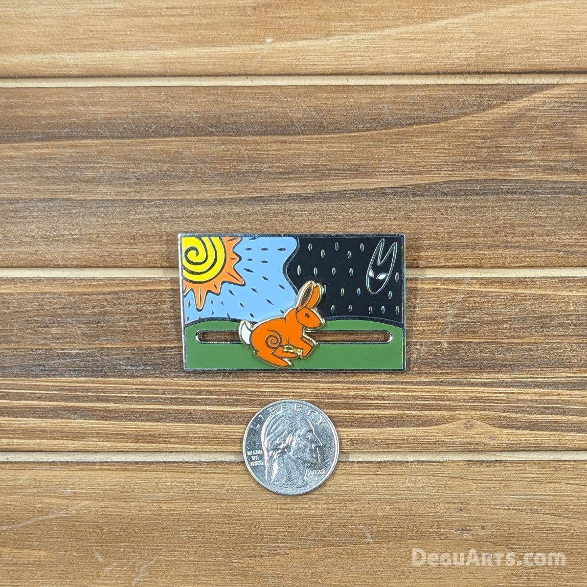 Watership Down Moving Enamel Pin